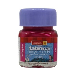 Camel Fabrica Acrylic Pearl colour Deep Rose 10ml